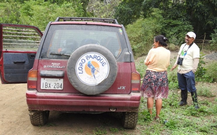 Car for the Ayampe Reserve